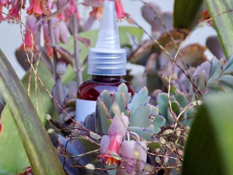 Delightful Naturals Hair Growth Oil 100ml bottle - natural hair treatment for growth and strength